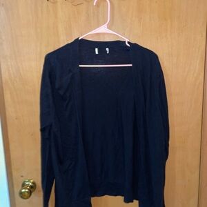 Old Navy Black Open Front Cardigan